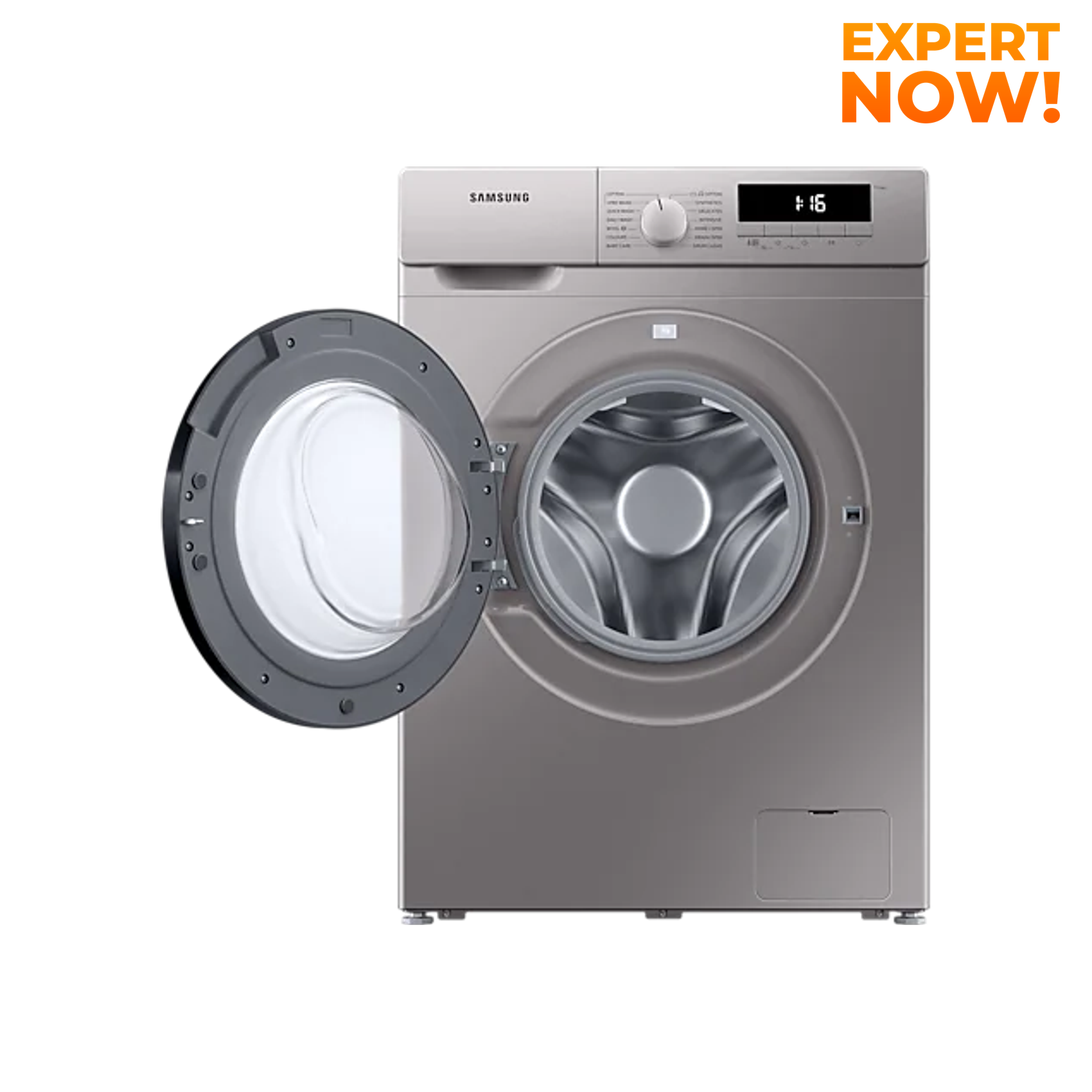 Samsung 9kg Front Loader Washing Machine - Silver (Photo: 2)